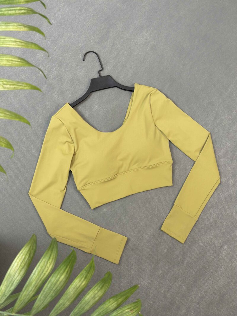 کراپ آستین بلند فینگردار کد 280 - Image 5