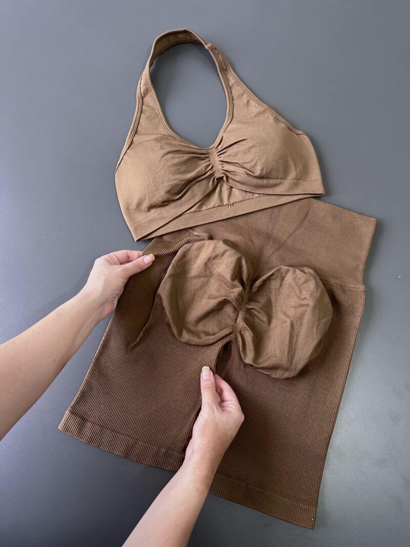 ست نیمتنه بایکر گرم بالا کد 293 - Image 7